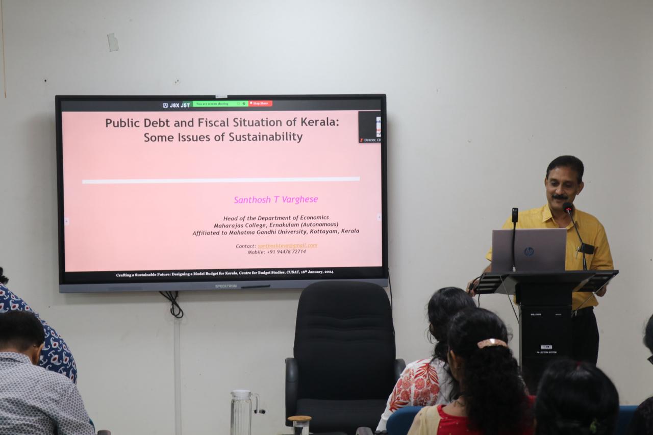 One day Seminar on 'Crafting a Sustainable Future : Designing a Model Budget for Kerala'