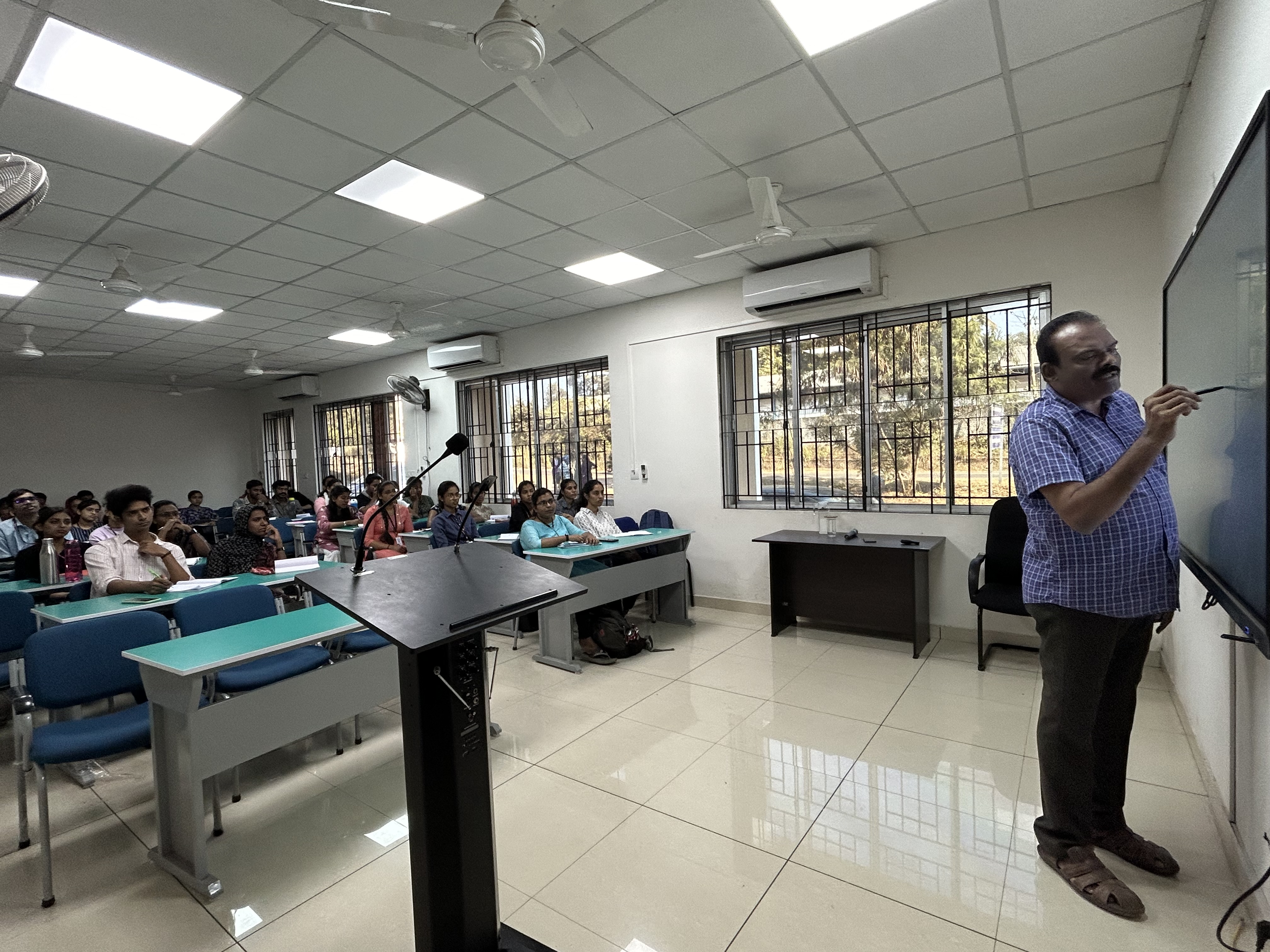 Talk Series 2024 by Dr. by Prof. (Dr.). Ramachandran from Pondicherry University on Macroeconomics.