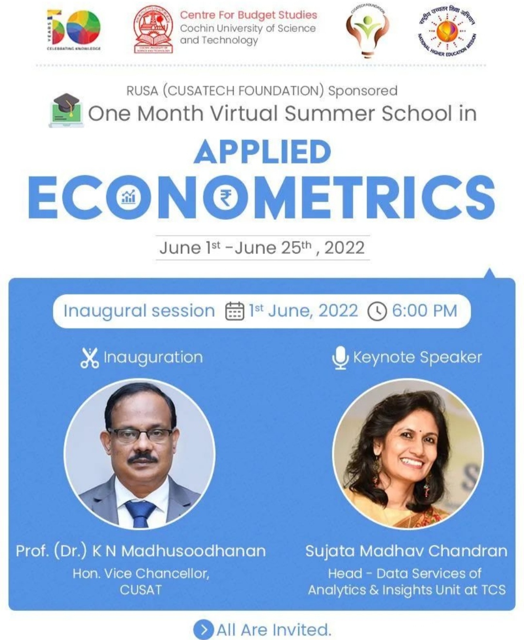 One Month Virtual Summer School