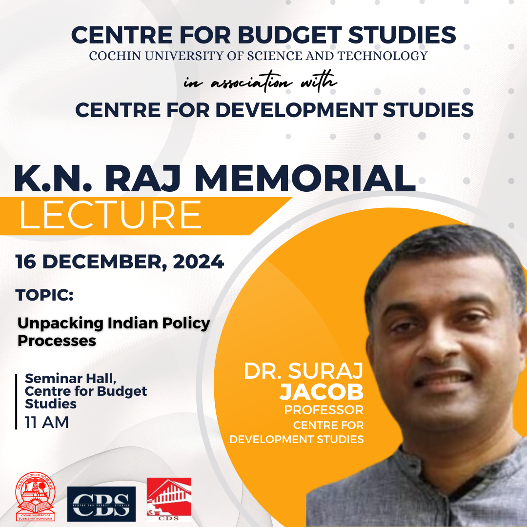 K. N. Raj Memorial Lecture