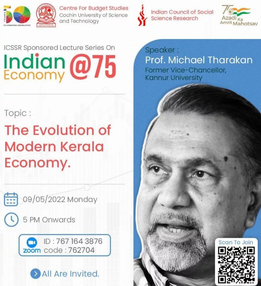 ICSSR Lecture Series : Evolution of Modern Kerala Economy