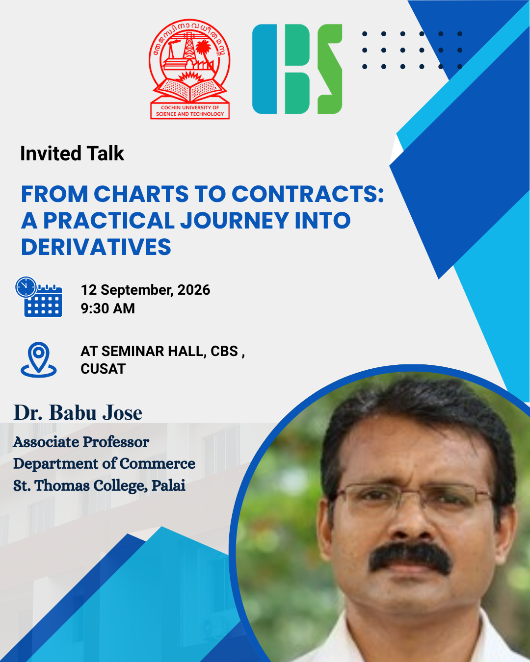 Invited Talk: From Charts to Contracts: A Practical Journey into Derivatives