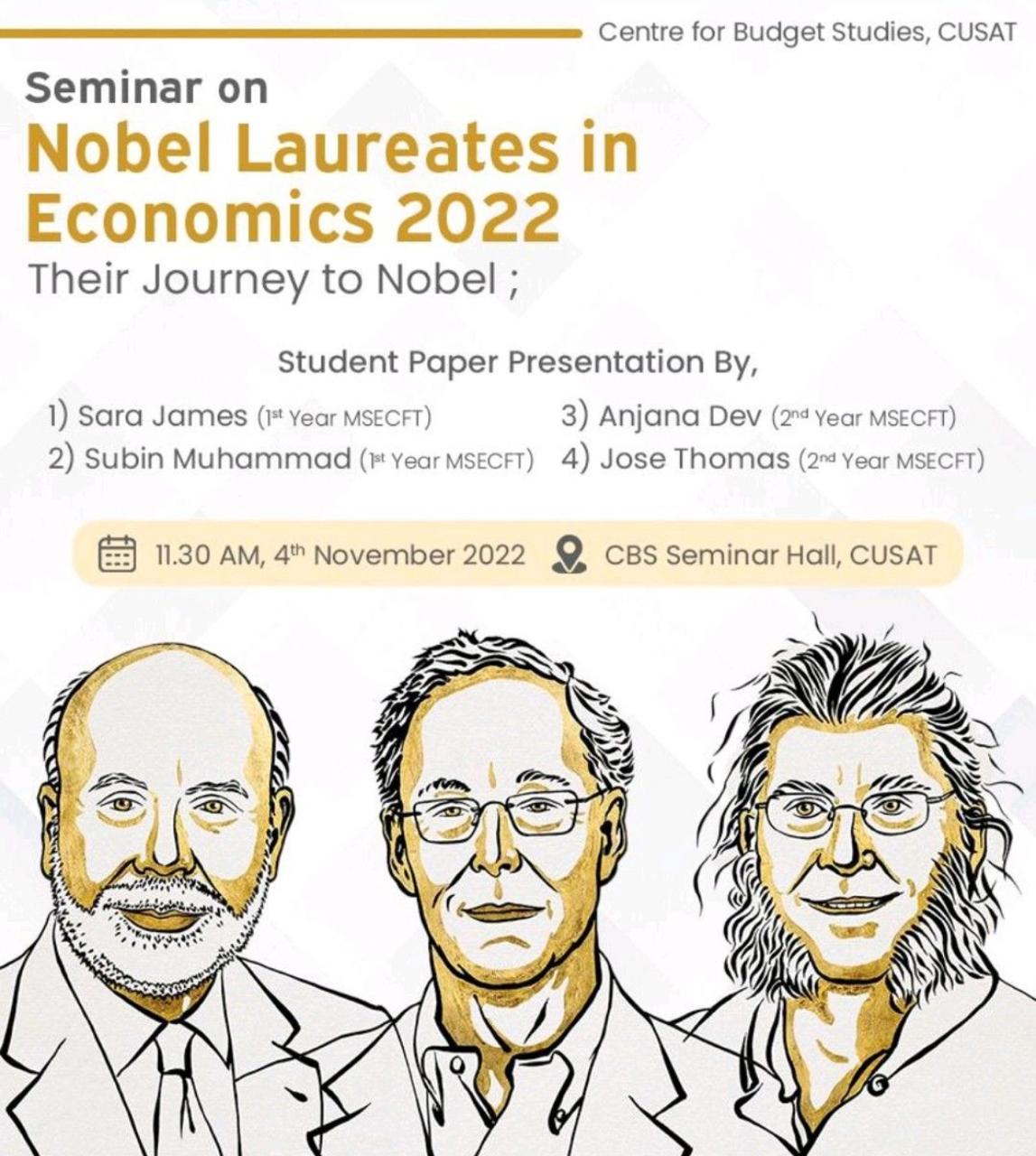 Nobel Laureates in Economics 2022