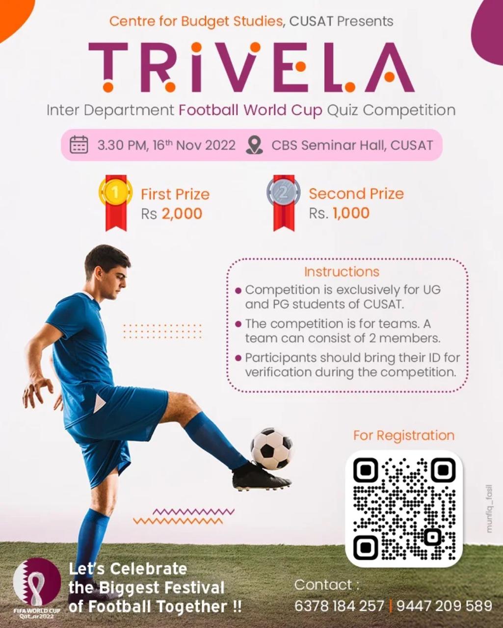 Trivela : Inter-dept Football quiz Competition