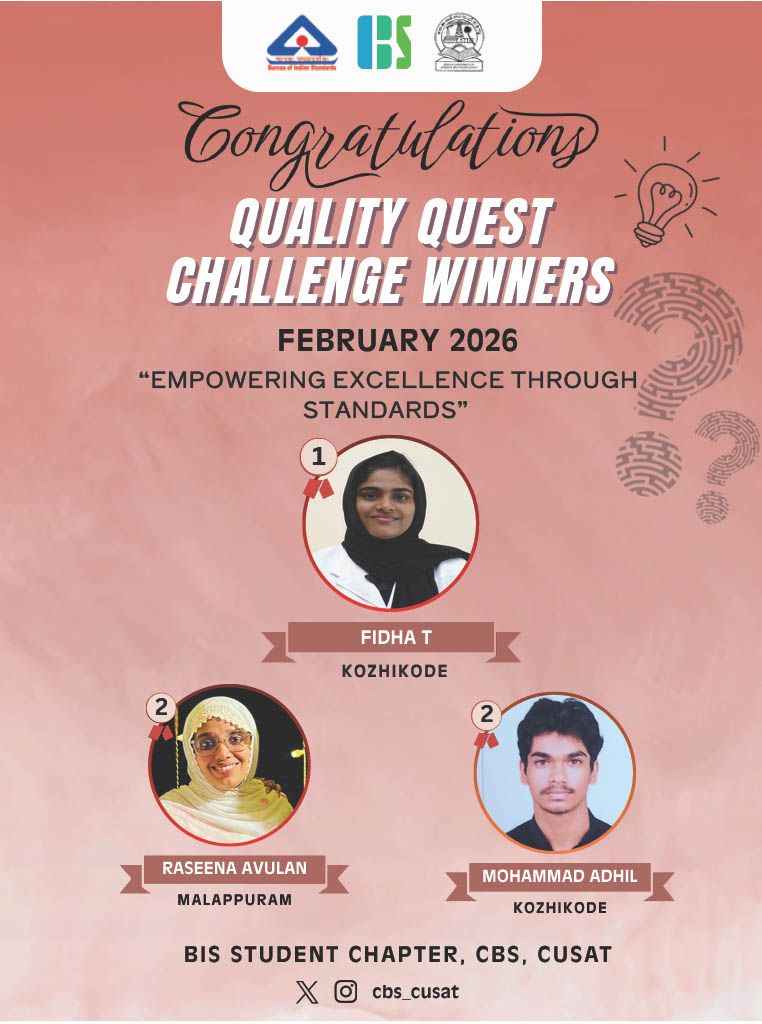 Winners of Quality Quest - February 2026