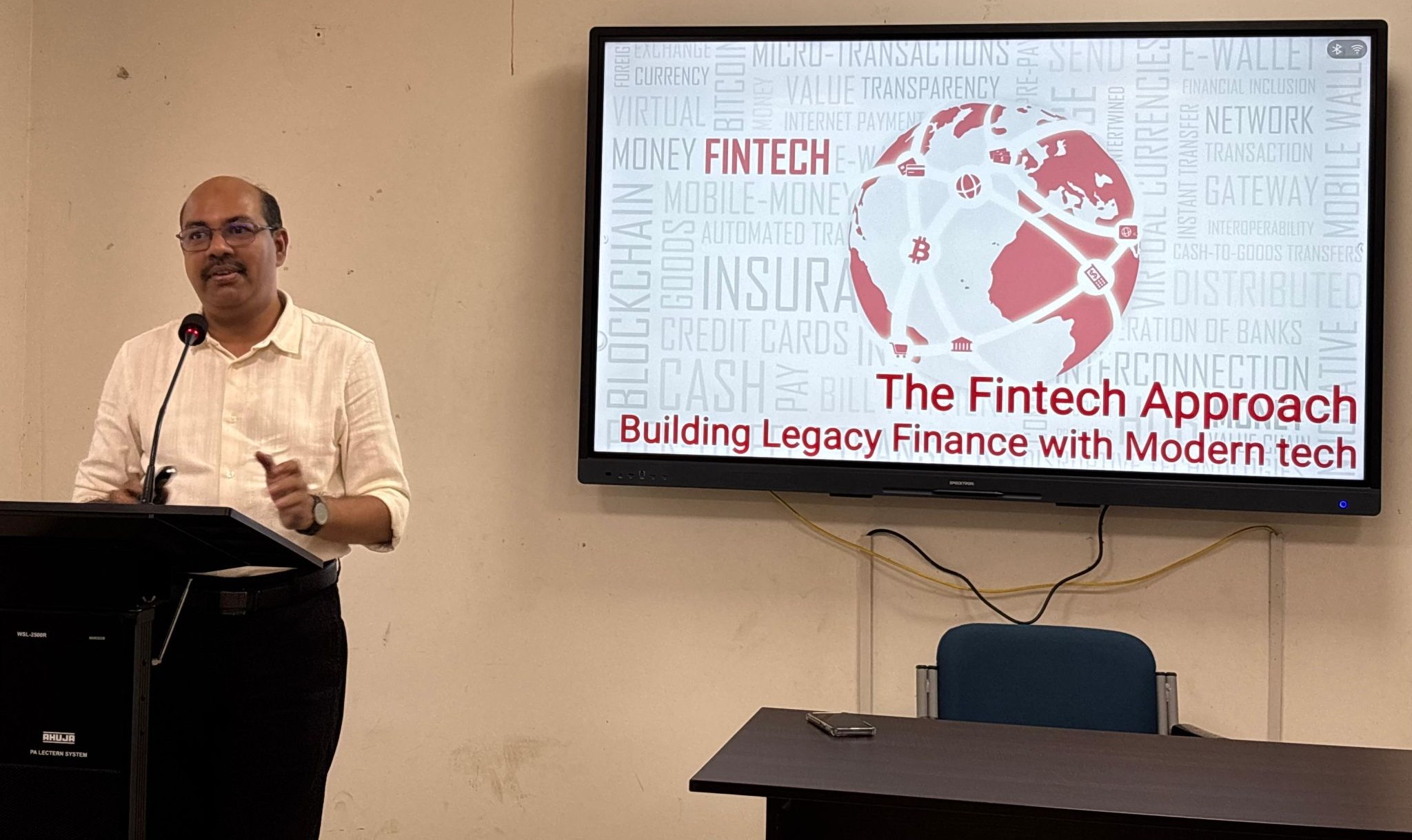 Invited Talk Series : The Fintech Approach : Bridging Legacy Finance with Modern Tech