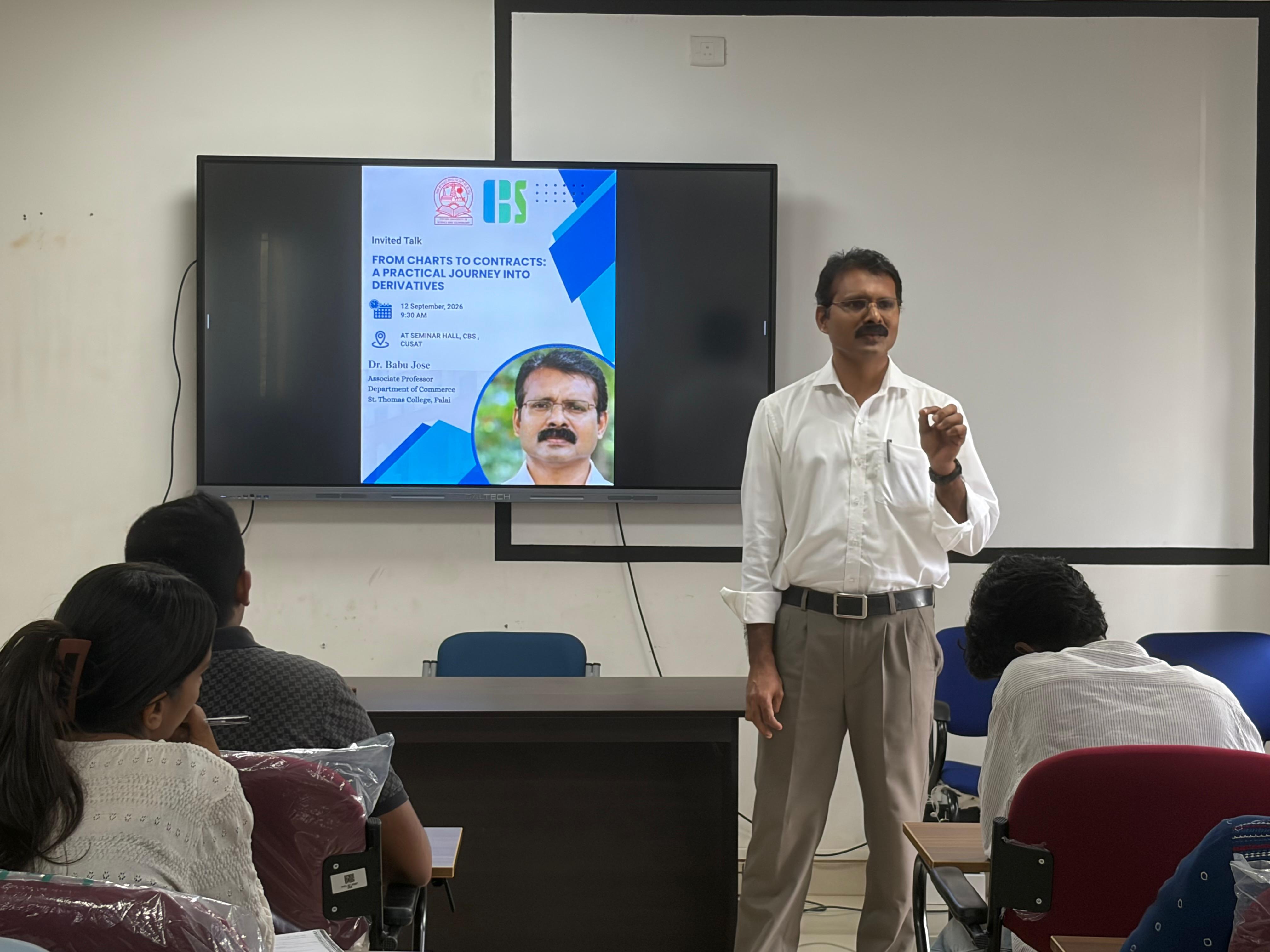Invited Talk: From Charts to Contracts: A Practical Journey into Derivatives