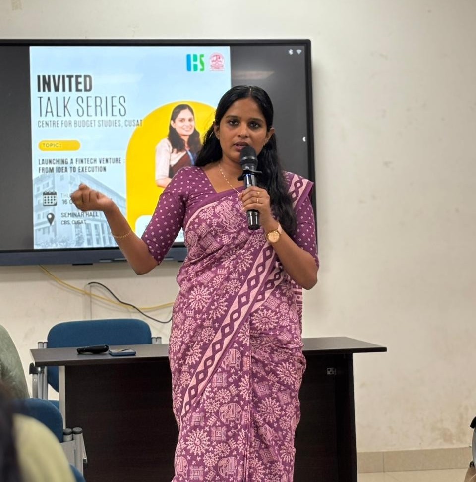 Invited Talk Series : Launching a Fintech Venture: From Idea to Execution